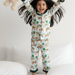 Stripes Girls Night Suit