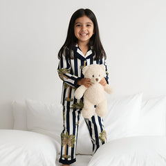 Stripes Girls Night Suit