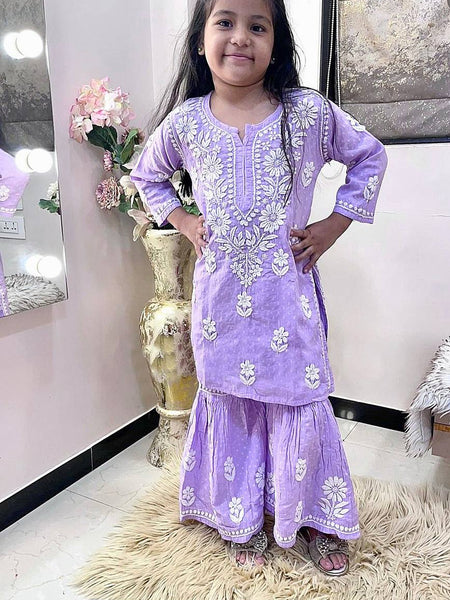 New Designer Heavy Rayon Cottonn Top-Shararaa OC-140 parpal