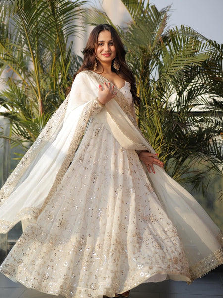 SHIVALI'S TRENDY ANARKALI SUIT SET - 128