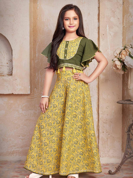 New Designer Heavy American Crepe Choli-Shararaa With Dupattaa OC-145