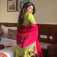Saumya Neon Sharara Suit Set