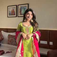 Saumya Neon Sharara Suit Set