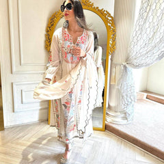 Khushbu Malti Colored Pakistani Suit Set