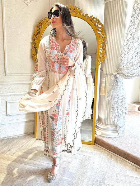 Khushbu Malti Colored Pakistani Suit Set
