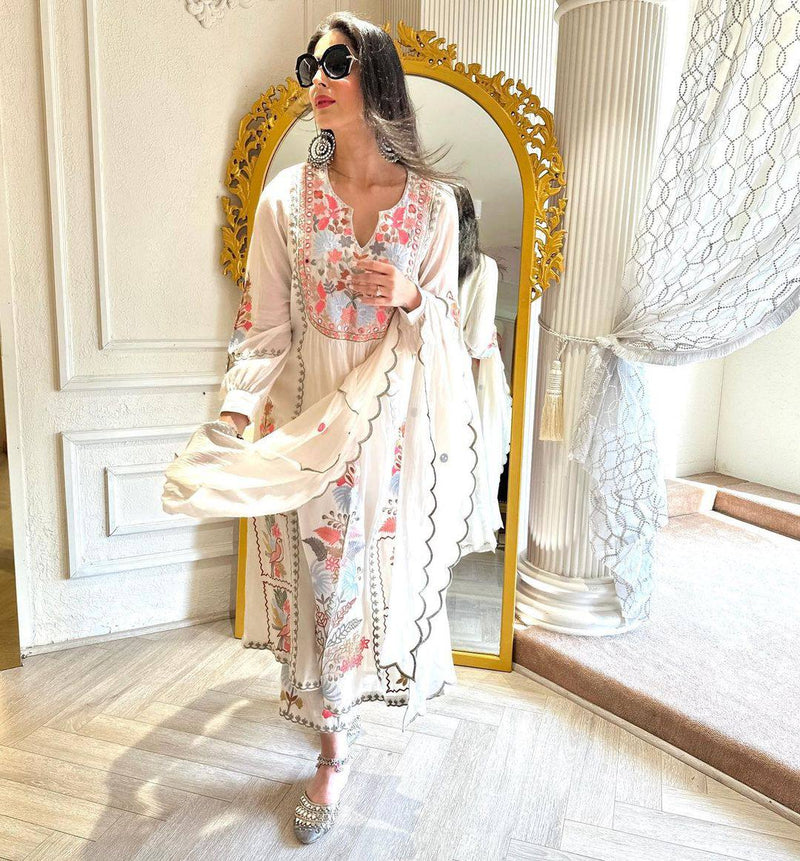 Khushbu Malti Colored Pakistani Suit Set