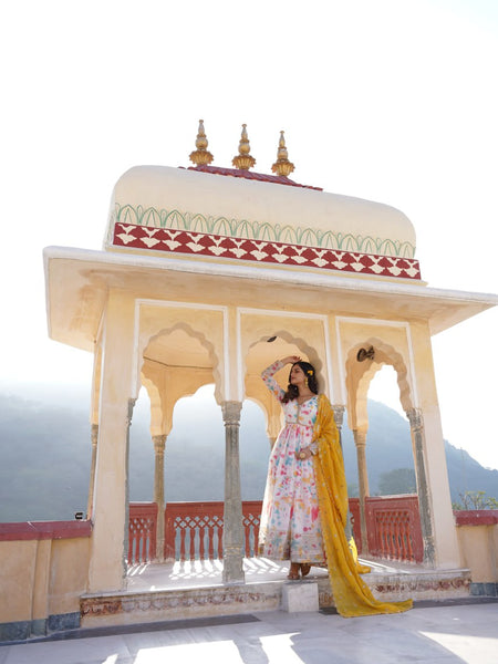 Premium Quality Malti Anarkali Suit Set