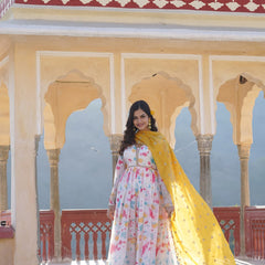 Premium Quality Malti Anarkali Suit Set