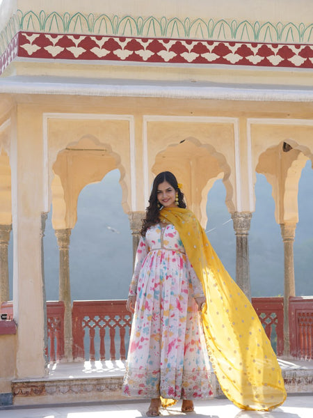 Premium Quality Malti Anarkali Suit Set