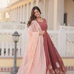 Premium Quality Designer  Anarkali Suit Set
