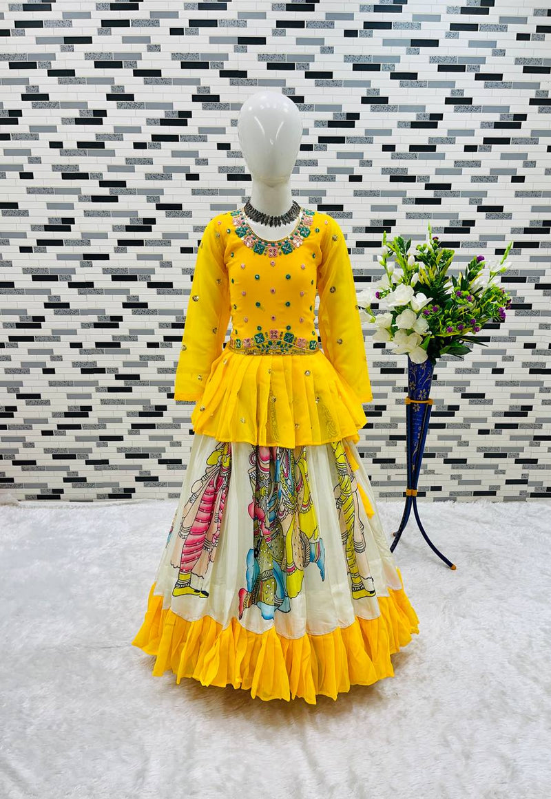 KEDIYA STYLE LAHENGAA SET FULLY STTICHED  OC-185