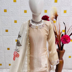 Beautiful Kids Top Sharara And Dupatta Set