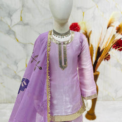 Premium Beautiful Kids Top Sharara And Dupatta Set