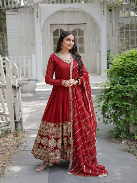 Sandhiya Premium Quality Anarkali Suit Set