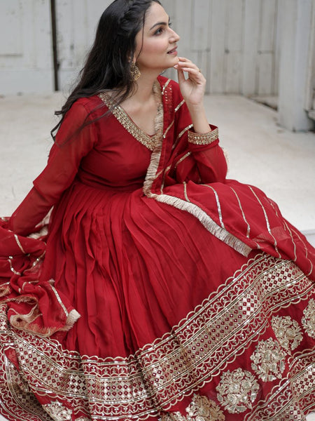Sandhiya Premium Quality Anarkali Suit Set
