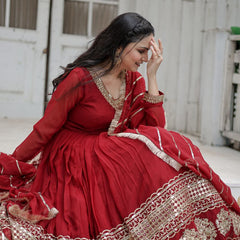 Sandhiya Premium Quality Anarkali Suit Set