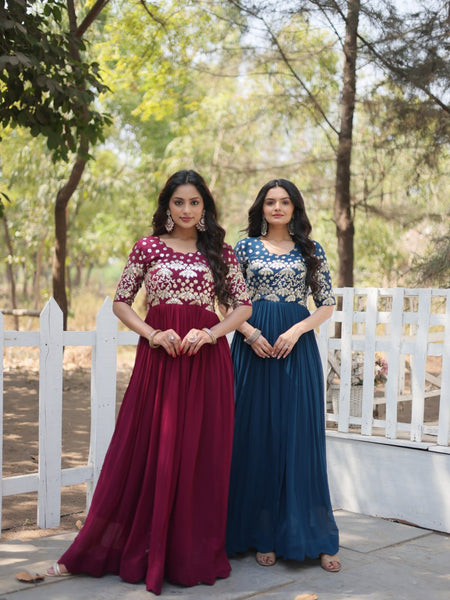 PREMIUM DESIGNER READYMADE GOWN KA-1105