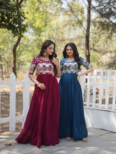 PREMIUM DESIGNER READYMADE GOWN KA-1105