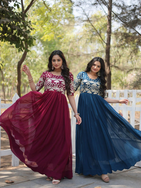 PREMIUM DESIGNER READYMADE GOWN KA-1105