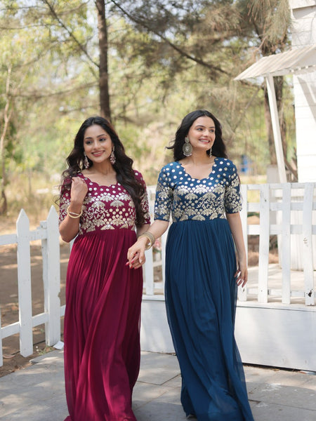 PREMIUM DESIGNER READYMADE GOWN KA-1105