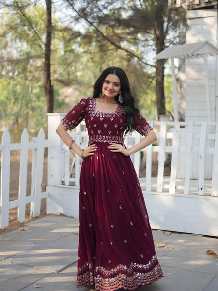 PREMIUM DESIGNER READYMADE GOWN KA-1111