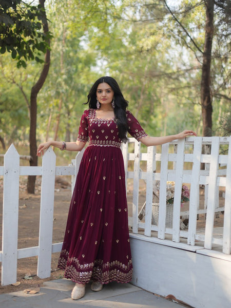 PREMIUM DESIGNER READYMADE GOWN KA-1111
