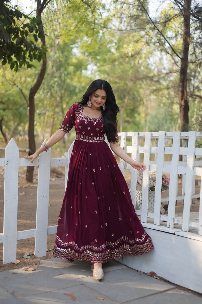 PREMIUM DESIGNER READYMADE GOWN KA-1111