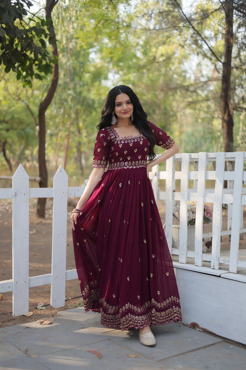 PREMIUM DESIGNER READYMADE GOWN KA-1111