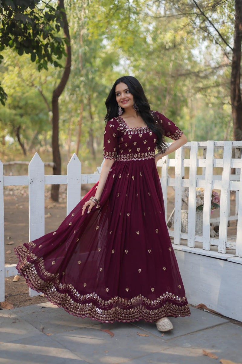 PREMIUM DESIGNER READYMADE GOWN KA-1111