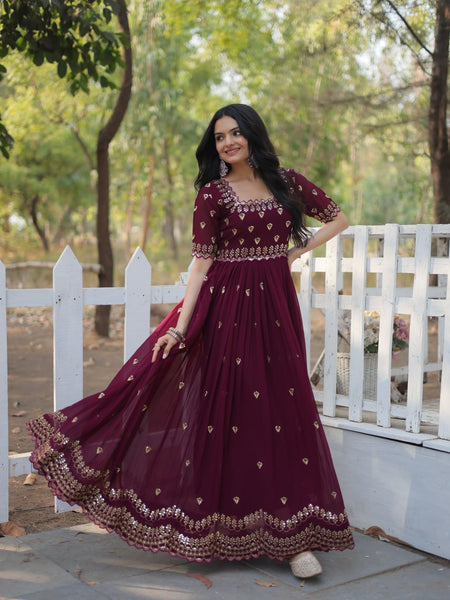 PREMIUM DESIGNER READYMADE GOWN KA-1111