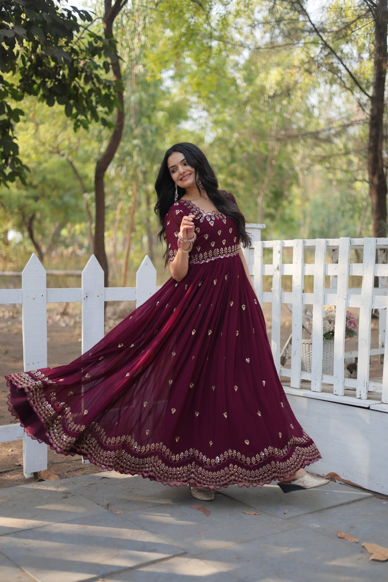 PREMIUM DESIGNER READYMADE GOWN KA-1111