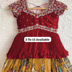 NEW DESIGNER KEDIYA STYLE LAHENGAA SET FULLY STTICHED OC-197 Master