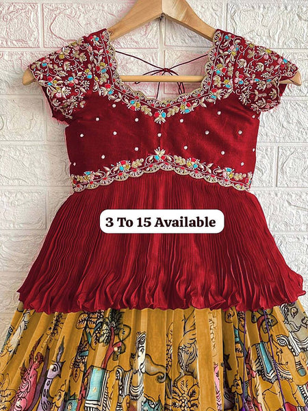 NEW DESIGNER KEDIYA STYLE LAHENGAA SET FULLY STTICHED OC-197 Master