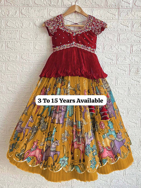 NEW DESIGNER KEDIYA STYLE LAHENGAA SET FULLY STTICHED OC-197 Master