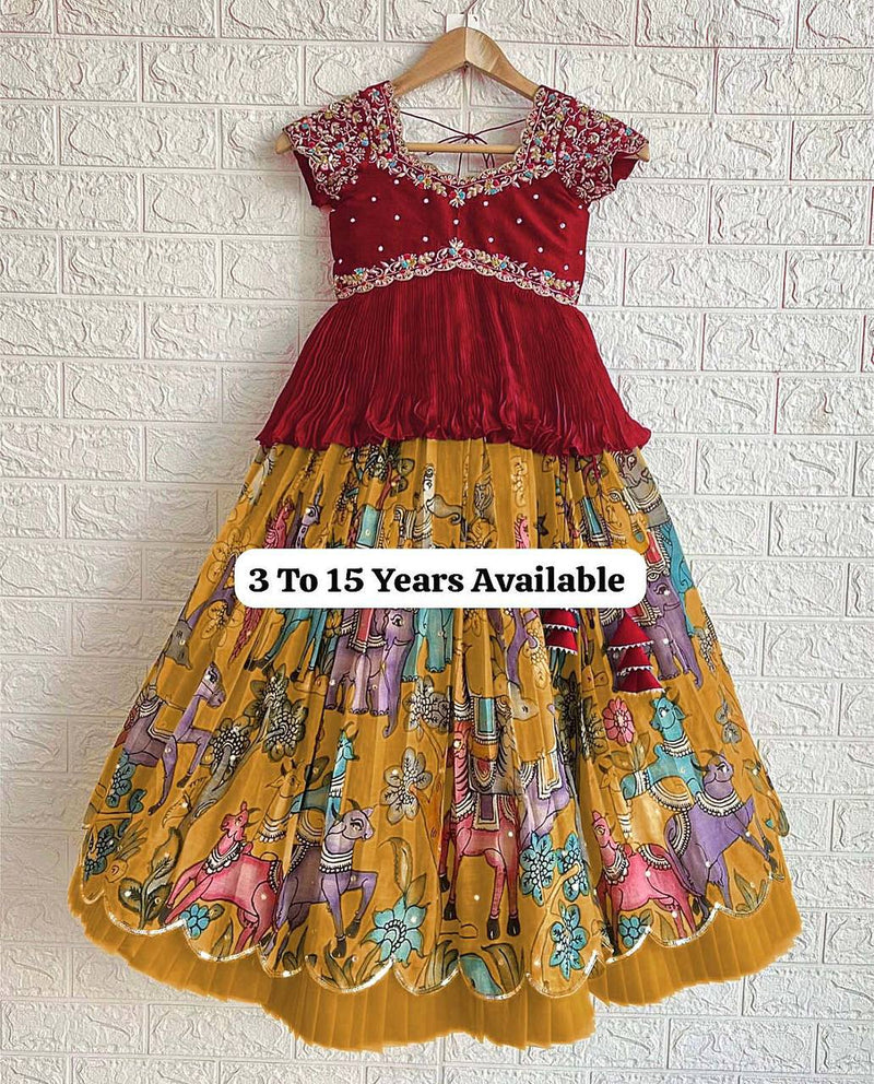 NEW DESIGNER KEDIYA STYLE LAHENGAA SET FULLY STTICHED OC-197 Master