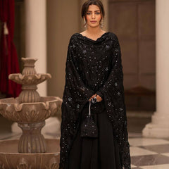 PREMIUM READYMADE  BLACK & RED SUIT SET TD-6008
