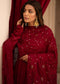 PREMIUM READYMADE  BLACK & RED SUIT SET TD-6008