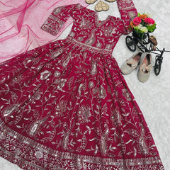 Launching New Collection Beautifull Kids Gownn Set OC-206