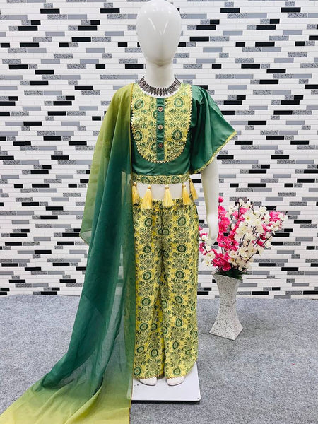 New Designer Heavy American Crepe Choli-Shararaa With Dupattaa OC-145