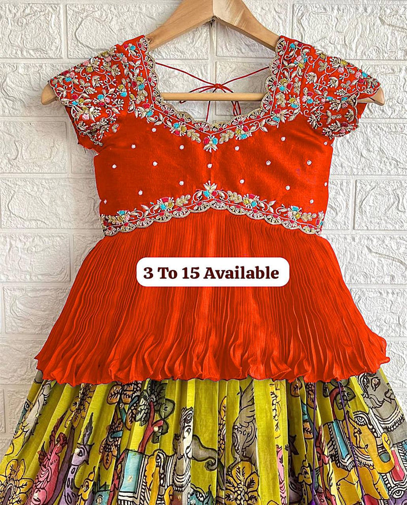 NEW DESIGNER KEDIYA STYLE LAHENGAA SET FULLY STTICHED OC-200
