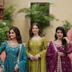 PIYA'S PREMIUM DESIGNER READYMADE TOP-SHARARA-DUPATTA LW-9193