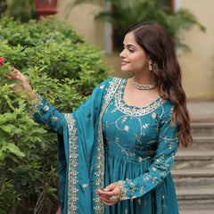 PIYA'S PREMIUM DESIGNER READYMADE TOP-SHARARA-DUPATTA LW-9193