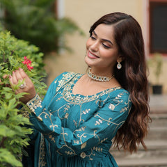 PIYA'S PREMIUM DESIGNER READYMADE TOP-SHARARA-DUPATTA LW-9193