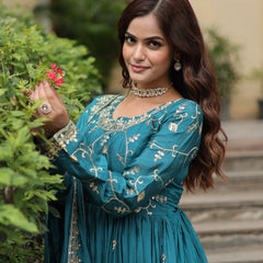 PIYA'S PREMIUM DESIGNER READYMADE TOP-SHARARA-DUPATTA LW-9193