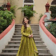 PIYA'S PREMIUM DESIGNER READYMADE TOP-SHARARA-DUPATTA LW-9193
