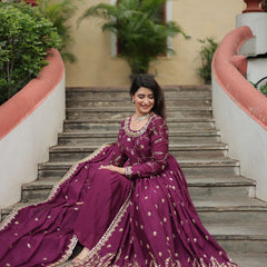 PIYA'S PREMIUM DESIGNER READYMADE TOP-SHARARA-DUPATTA LW-9193