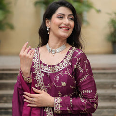 PIYA'S PREMIUM DESIGNER READYMADE TOP-SHARARA-DUPATTA LW-9193