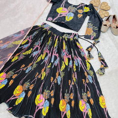 NEW DESIGNER LAHENGAA CHOLI SET FULLY STTICHED OC-203