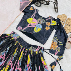 NEW DESIGNER LAHENGAA CHOLI SET FULLY STTICHED OC-203