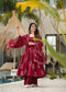 Pavitra's Pure Cotton Anarkali Suit Set